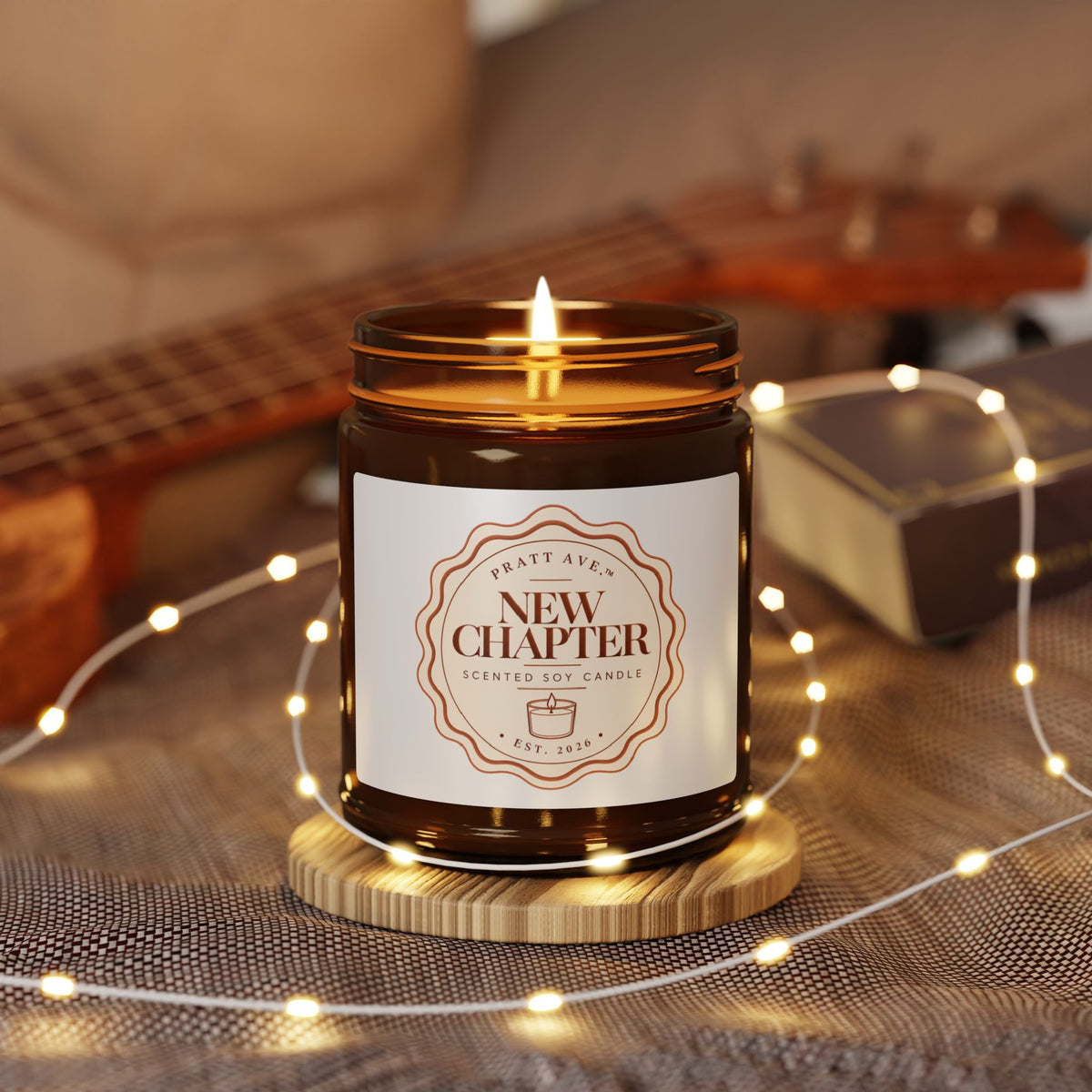 NEW CHAPTER Scented Soy Candle | PRATT AVE.