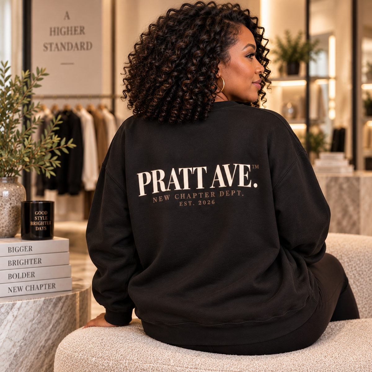 PRATT AVE.™ New Chapter Crewneck